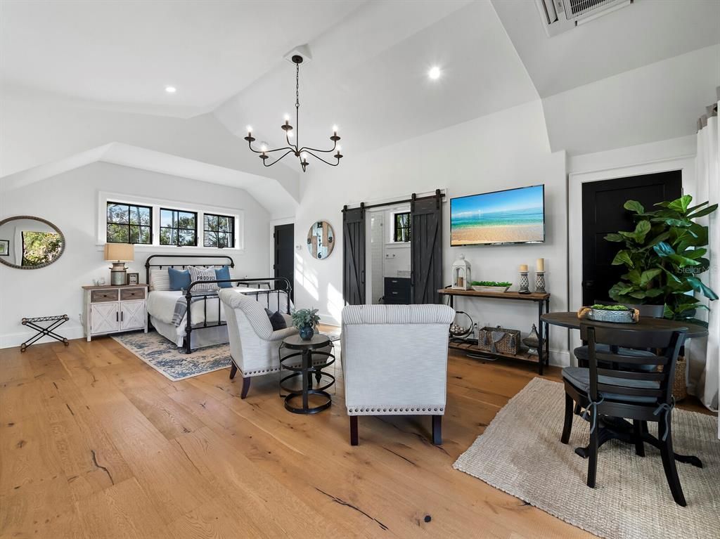 Chandelier, Interior, Living room, Recessed Lighting, Wood Texture Flooring