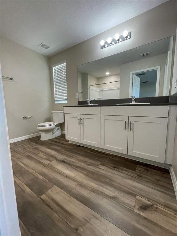 Bathroom, Interior, Wood Texture Flooring