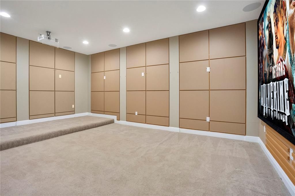 Empty room, Interior, Recessed Lighting