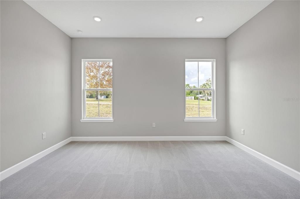 Empty room, Interior, Recessed Lighting