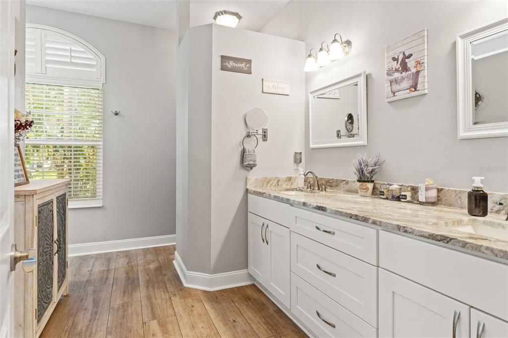 Bathroom, Interior, Wood Texture Flooring