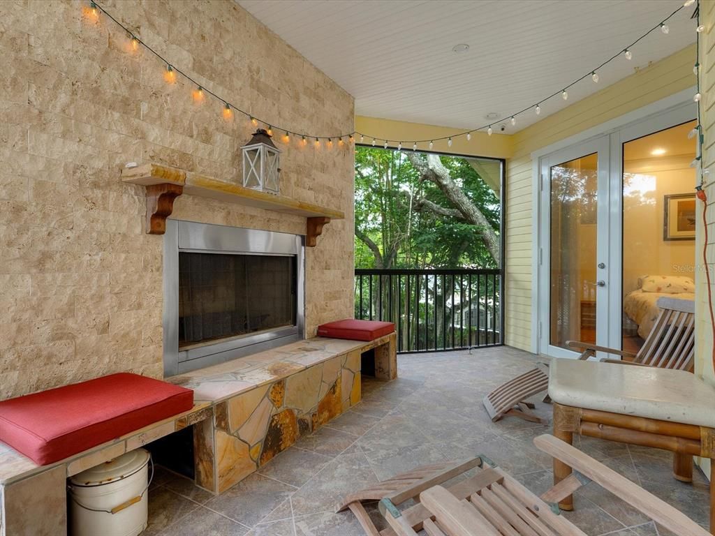 Exterior, Fireplace, Interior, Stone Walls