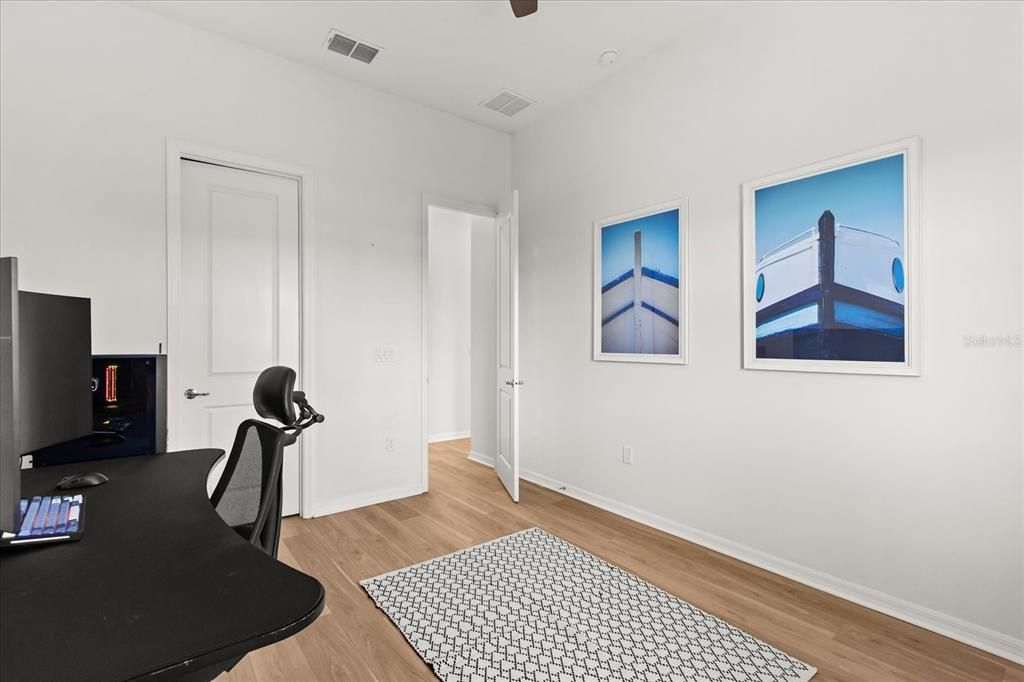 Home Office, Interior, Wood Texture Flooring