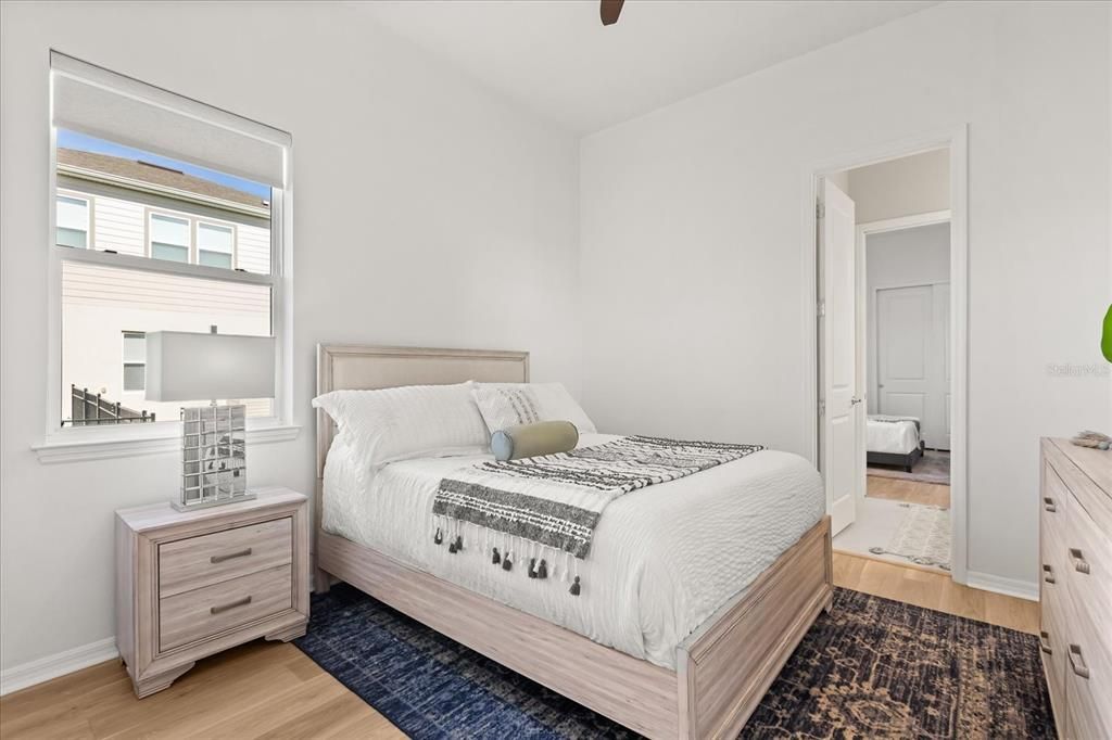Bedroom, Interior, Wood Texture Flooring