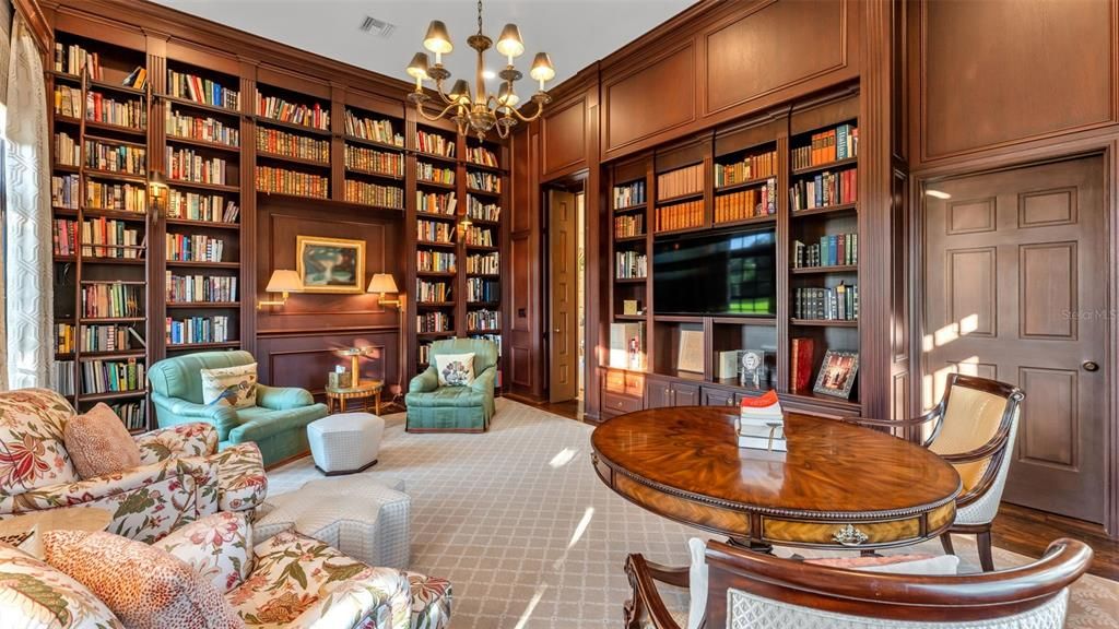 Chandelier, Interior, Living room, Wooden Walls