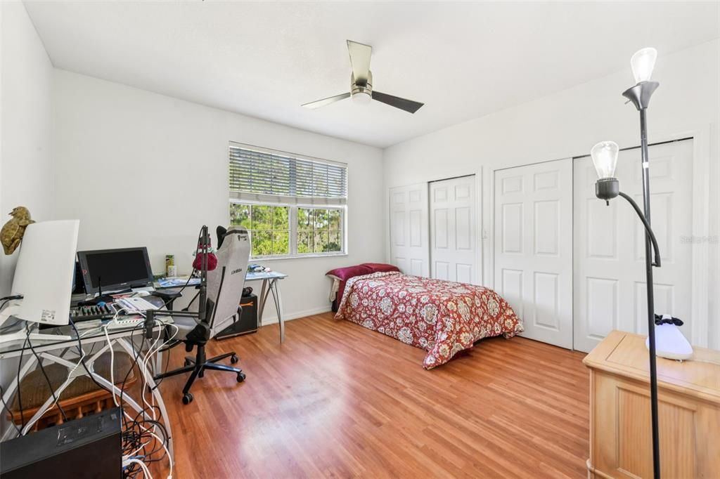 Bedroom, Home Office, Interior, Wood Texture Flooring
