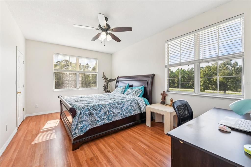Bedroom, Home Office, Interior, Wood Texture Flooring