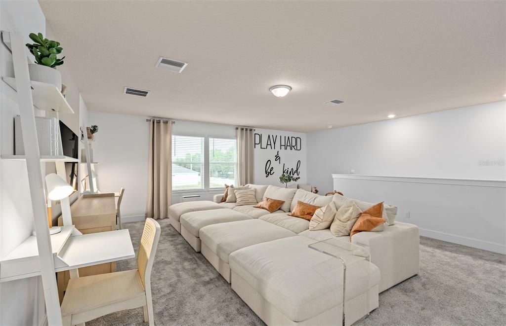 Interior, Living room, Recessed Lighting