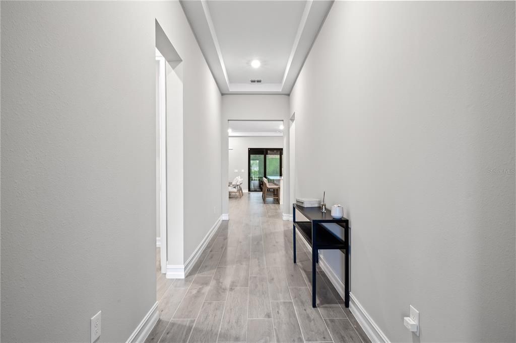 Interior, Recessed Lighting, Wood Texture Flooring