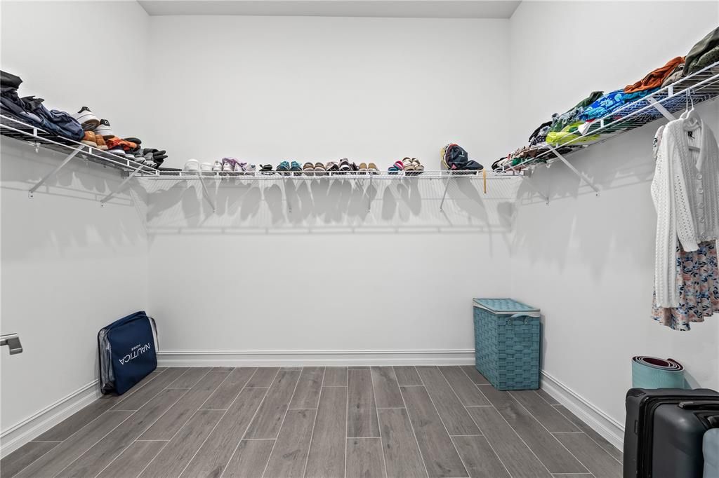 Interior, Walk-in Closets, Wood Texture Flooring