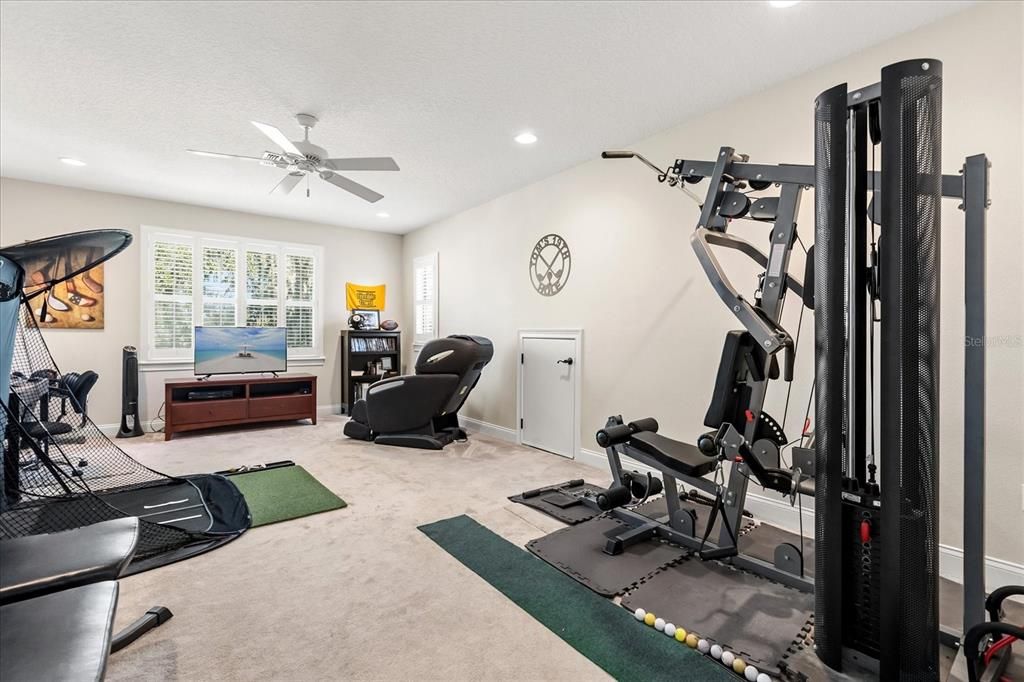 Fitness Equipment, Interior, Recessed Lighting