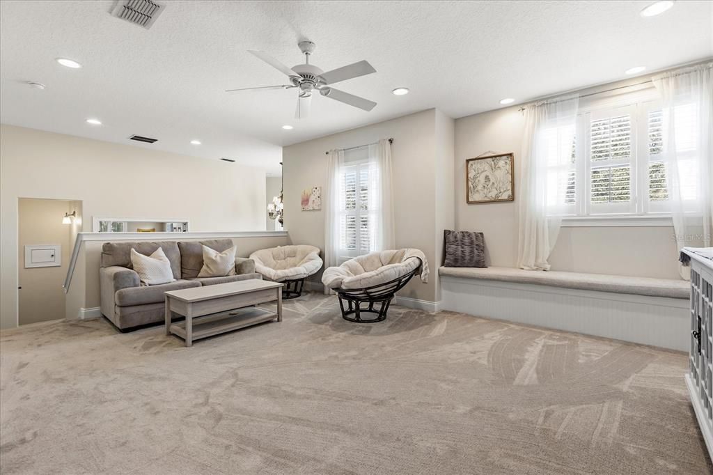 Interior, Living room, Recessed Lighting