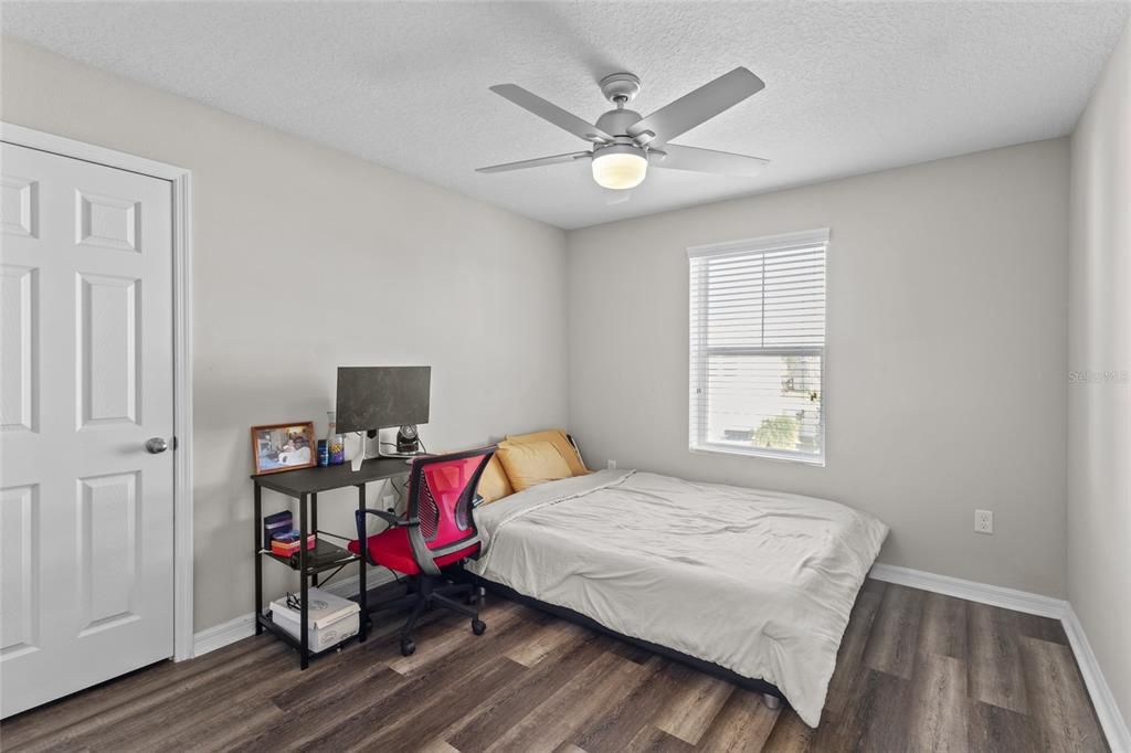 Bedroom, Home Office, Interior, Wood Texture Flooring