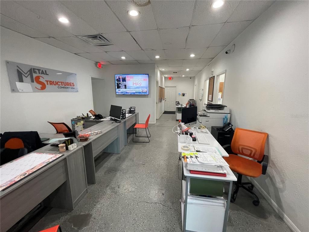 Home Office, Interior, Recessed Lighting