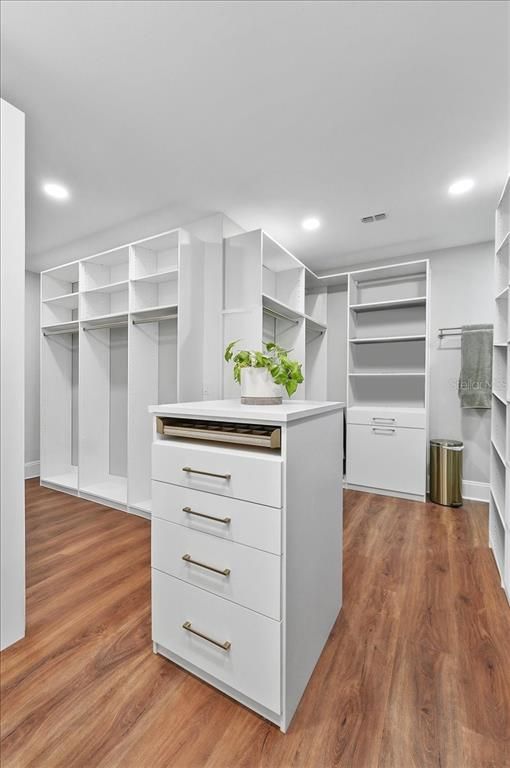 Interior, Recessed Lighting, Walk-in Closets, Wood Texture Flooring