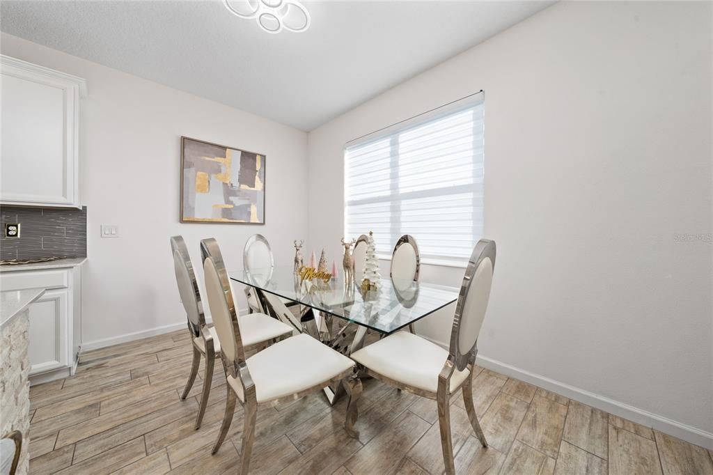 Dining room, Interior, Wood Texture Flooring