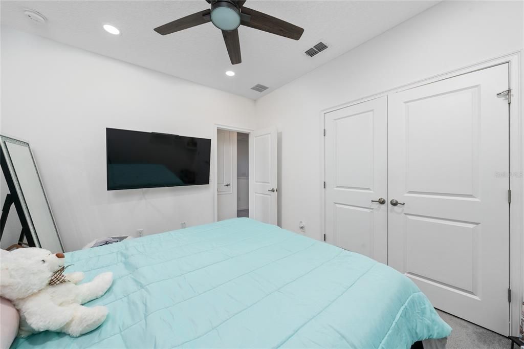 Bedroom, Interior, Recessed Lighting
