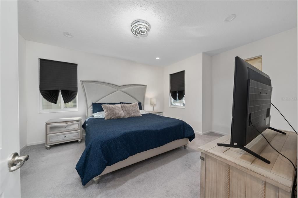 Bedroom, Interior, Recessed Lighting