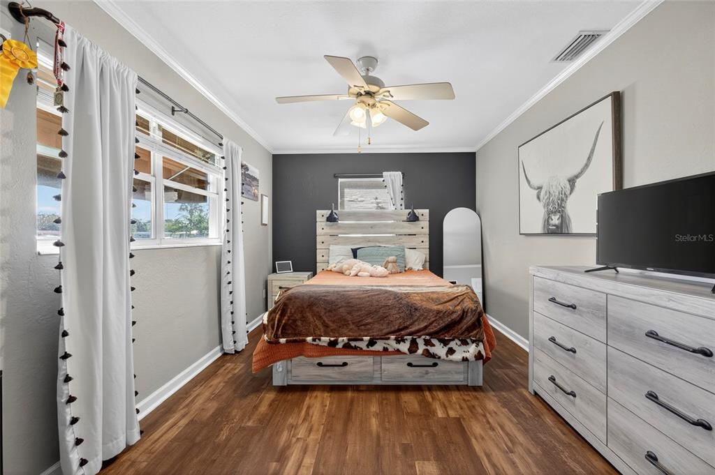 Bedroom, Interior, Wood Texture Flooring