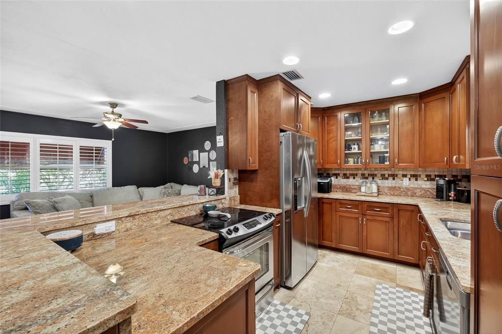 Interior, Kitchen, Recessed Lighting, Stainless Steel Appliances