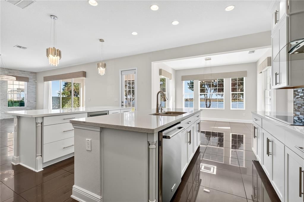 Interior, Kitchen, Pendant Lights, Recessed Lighting