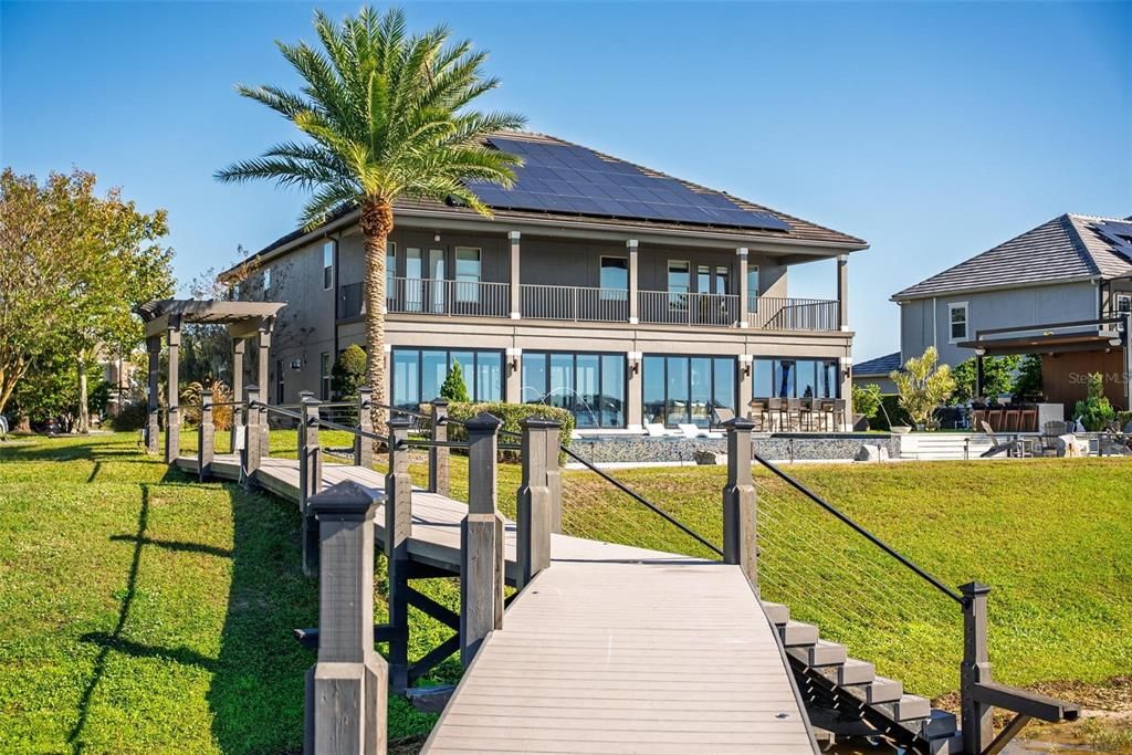 Backyard, Exterior, Solar Panels