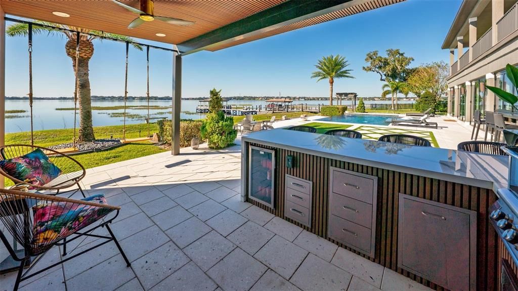 Exterior, Outdoor Kitchen, Pool, Water