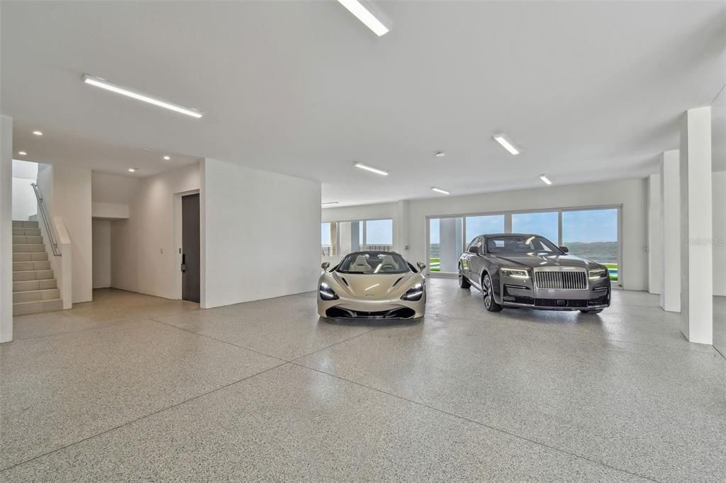 Garage, Interior, Recessed Lighting