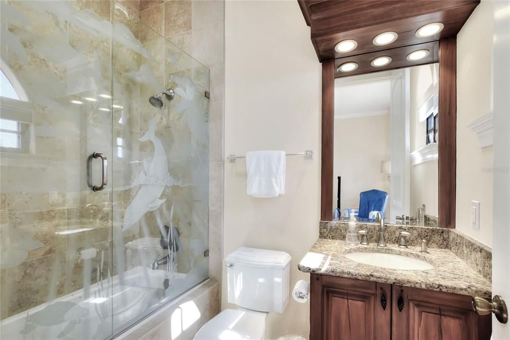 Bathroom, Glass Shower, Interior