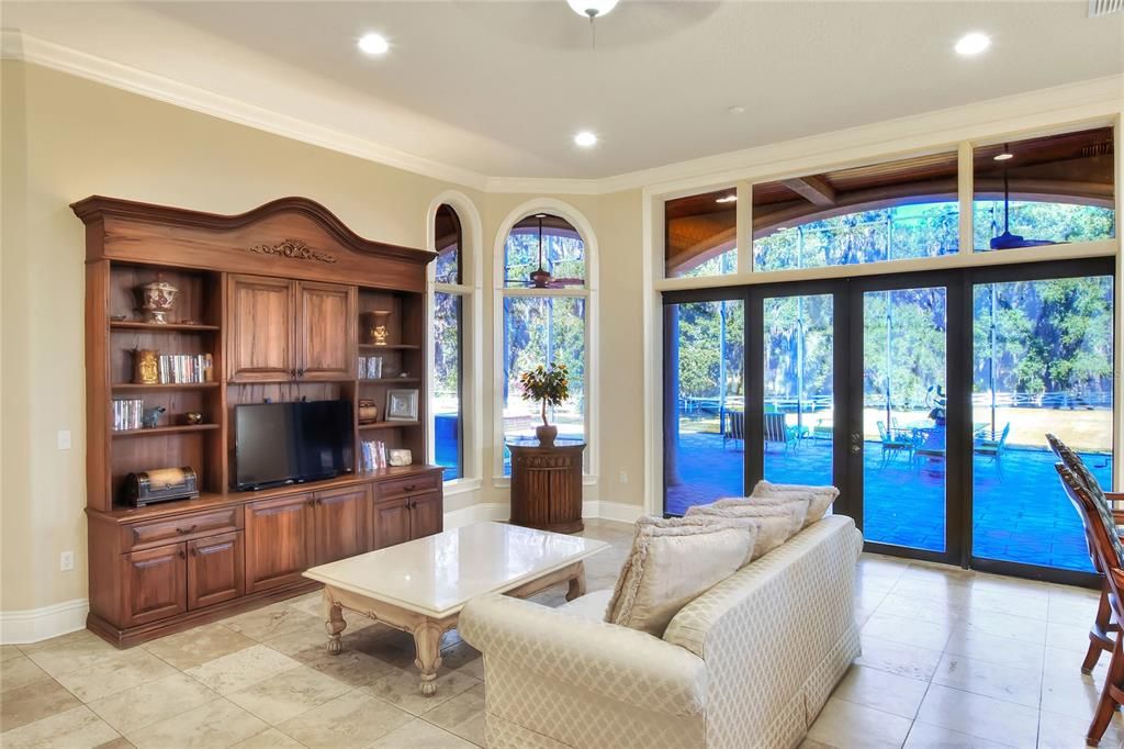 Interior, Living room, Recessed Lighting