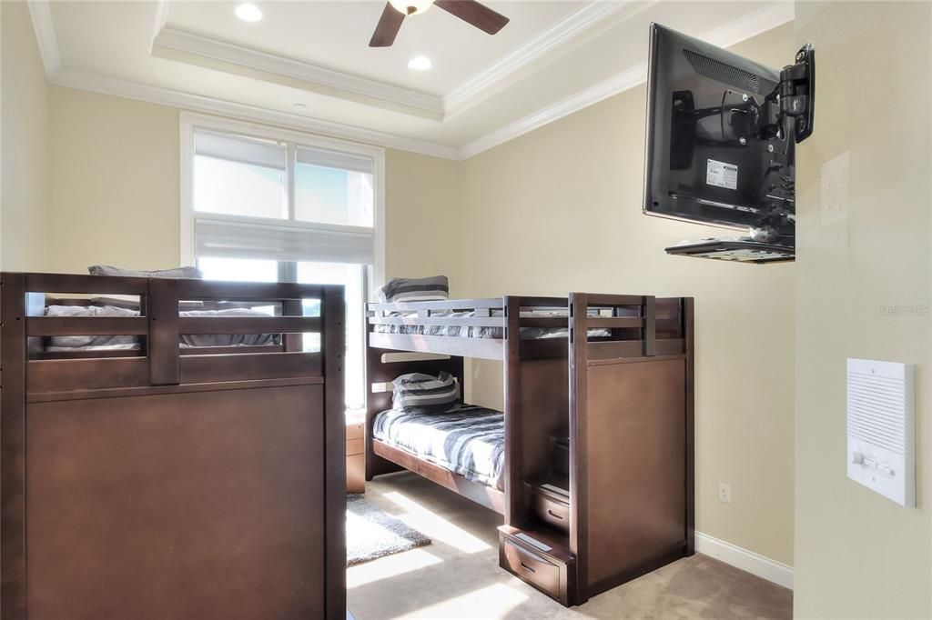 Bedroom, Interior, Recessed Lighting