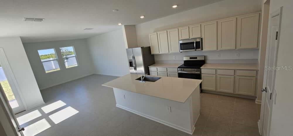 Interior, Kitchen, Recessed Lighting, Stainless Steel Appliances