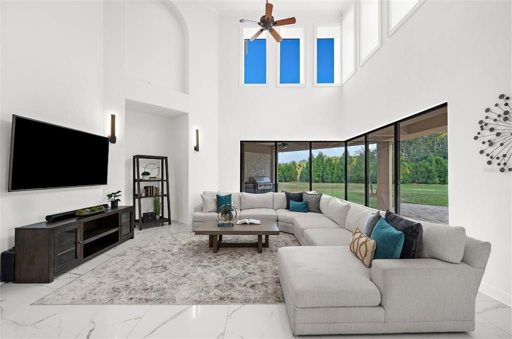 Interior, Living room, Marble