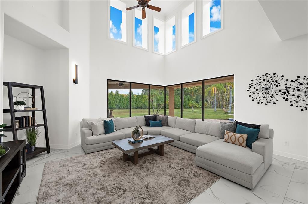 Interior, Living room, Marble