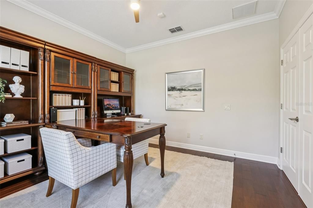 Home Office, Interior, Wood Texture Flooring