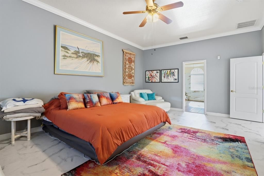 Bedroom, Interior, Marble