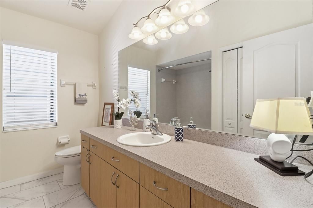 Bathroom, Dual Sink Vanities, Interior, Marble