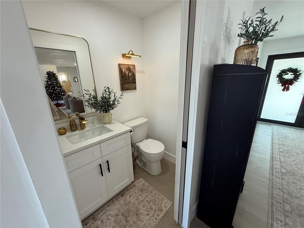Bathroom, Interior, Wood Texture Flooring