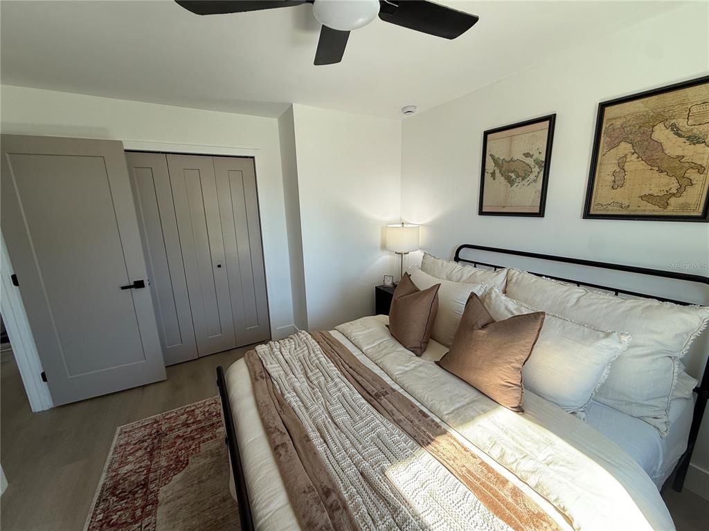 Bedroom, Interior, Wood Texture Flooring