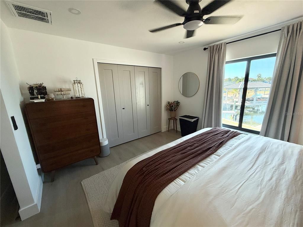 Bedroom, Interior, Water, Wood Texture Flooring