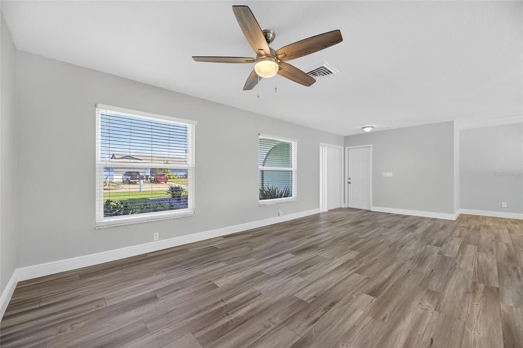 Empty room, Interior, Wood Texture Flooring