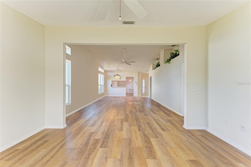 Empty room, Interior, Wood Texture Flooring