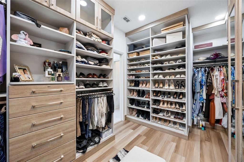 Interior, Recessed Lighting, Walk-in Closets, Wood Texture Flooring