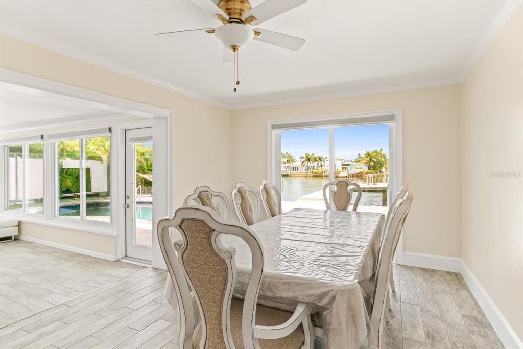 Dining room, Interior, Water, Wood Texture Flooring