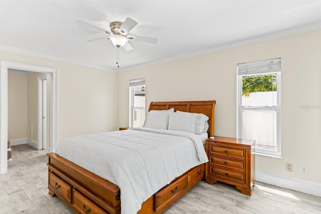 Bedroom, Interior, Wood Texture Flooring