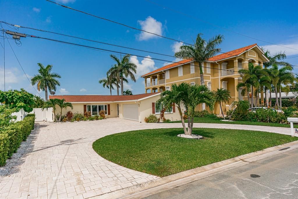 Attached, Backyard, Exterior, Facade, Mediterranean