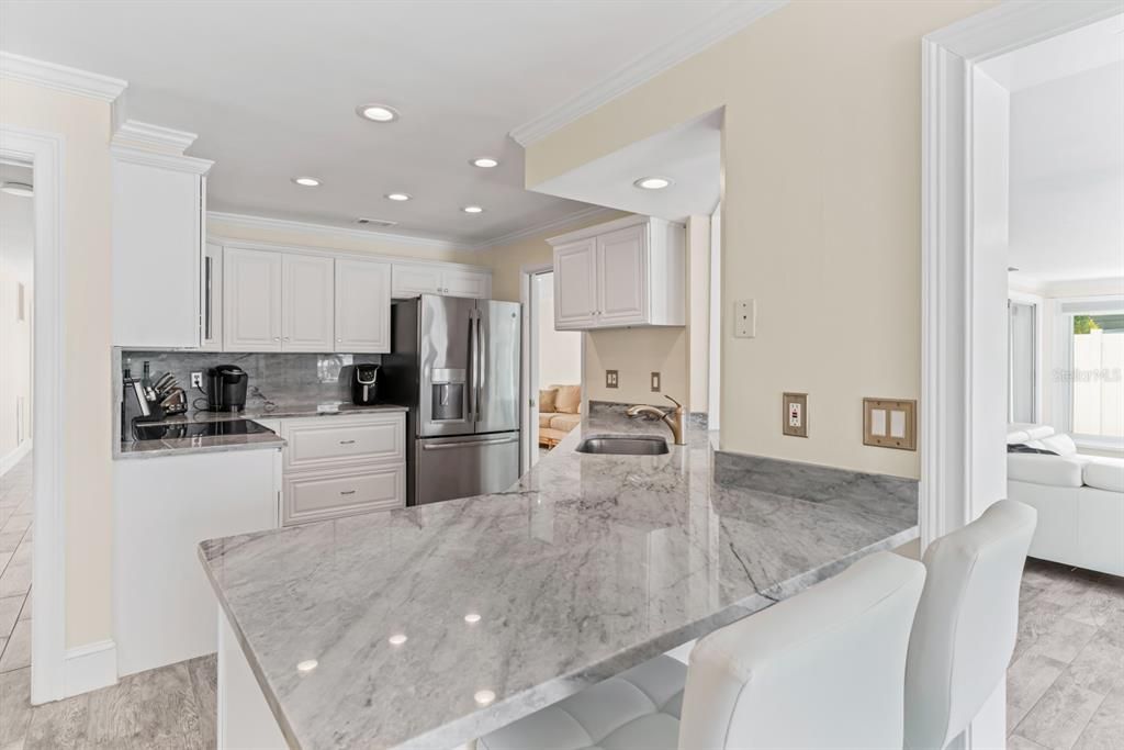 Interior, Kitchen, Recessed Lighting, Stainless Steel Appliances
