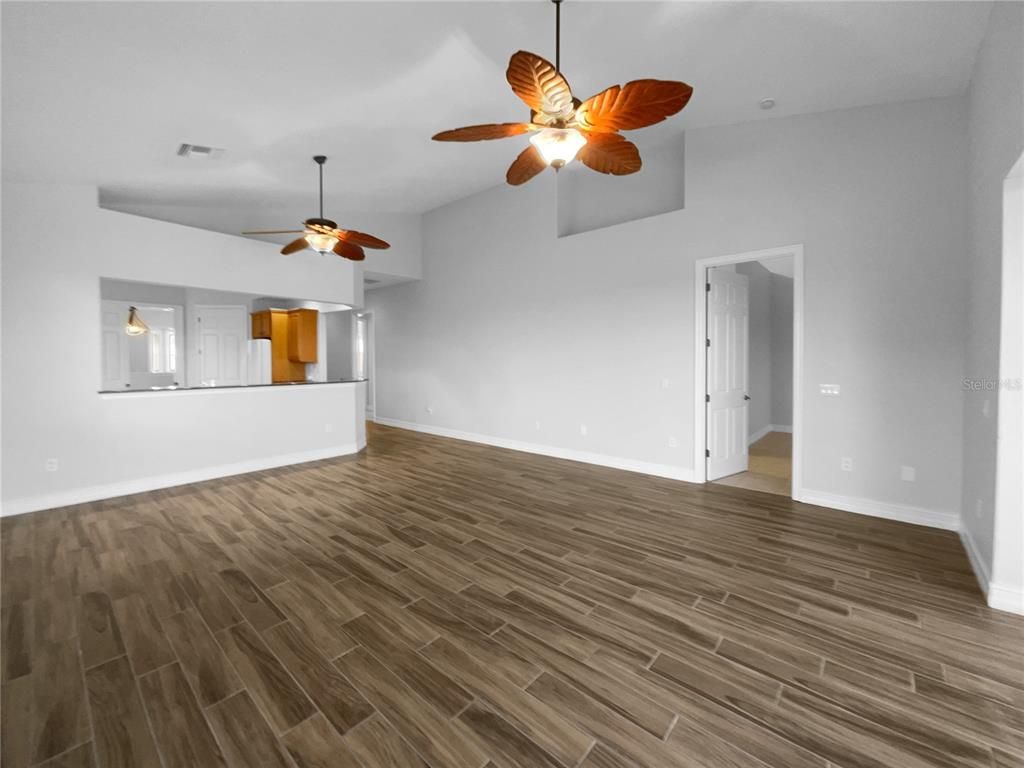 Empty room, Interior, Wood Texture Flooring