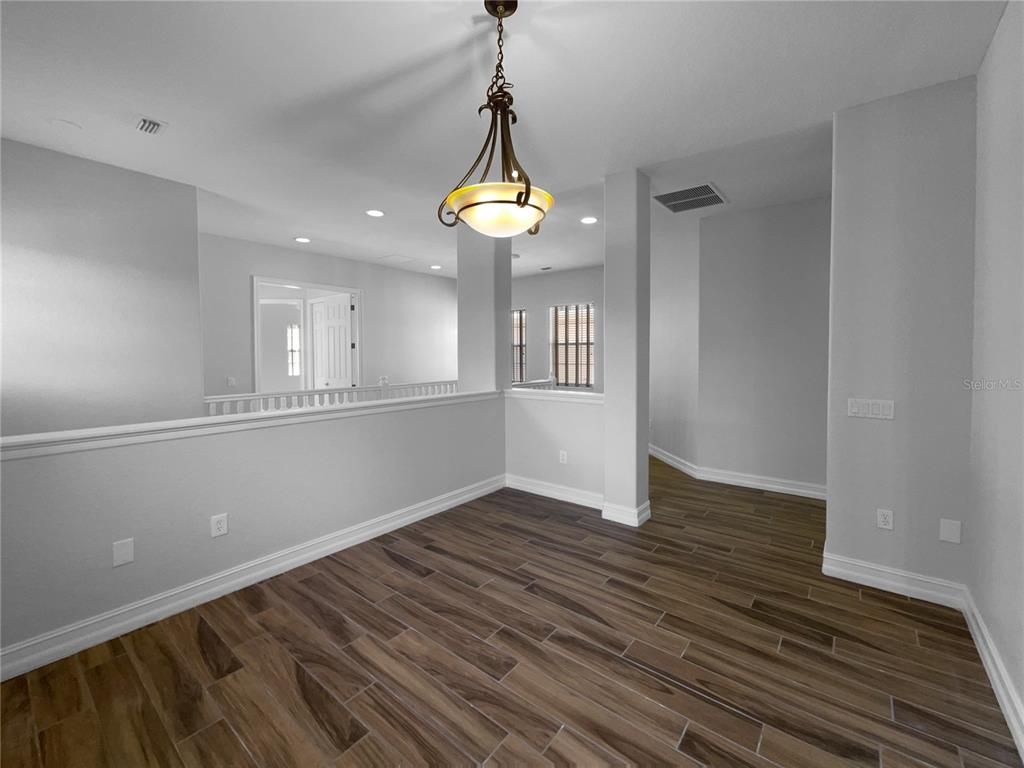 Interior, Pendant Lights, Recessed Lighting, Wood Texture Flooring