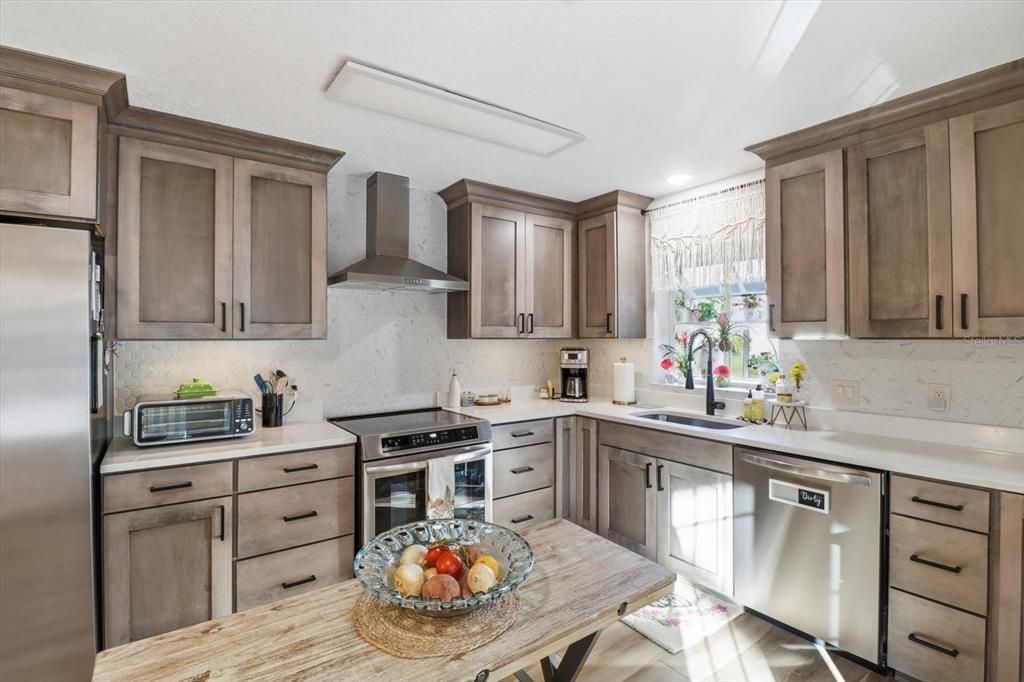 Interior, Kitchen, Recessed Lighting, Stainless Steel Appliances